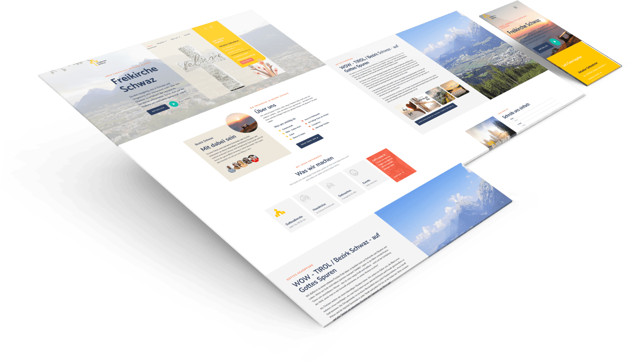 Free Church Schwaz - Project by Christian Web Designer